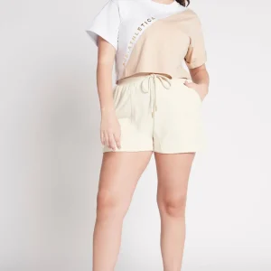 Cheap Aje ATHLETICA Cropped Signature Logo T-Shirt 105 White/Sand