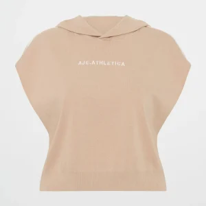 Sale Aje ATHLETICA Cropped Sleeveless Knit 402 Natural Tan
