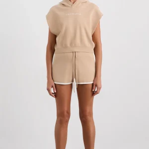 Sale Aje ATHLETICA Cropped Sleeveless Knit 402 Natural Tan