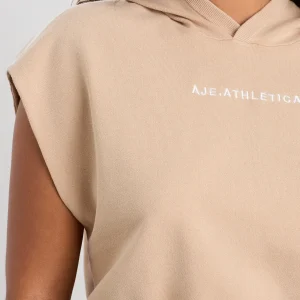 Sale Aje ATHLETICA Cropped Sleeveless Knit 402 Natural Tan