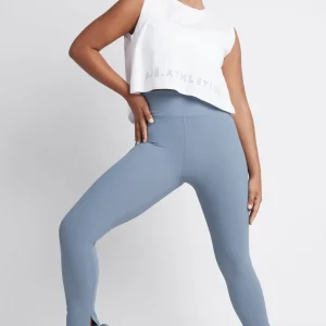 Cheap Aje ATHLETICA Cropped Split Back Tank 112 White/Storm Blue