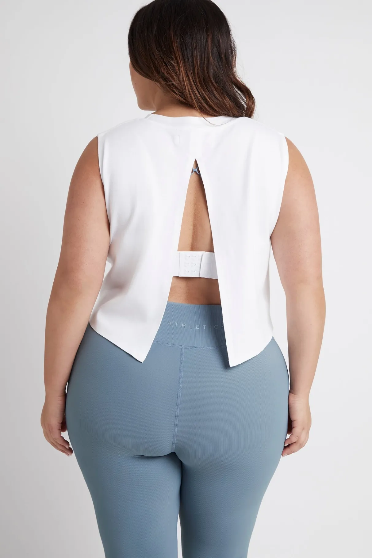 cropped_split_back_tank__15-1.webp Cheap Aje ATHLETICA Cropped Split Back Tank 112 White/Storm Blue