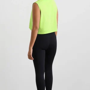 Hot Aje ATHLETICA Cropped Tank 106 Lime Green