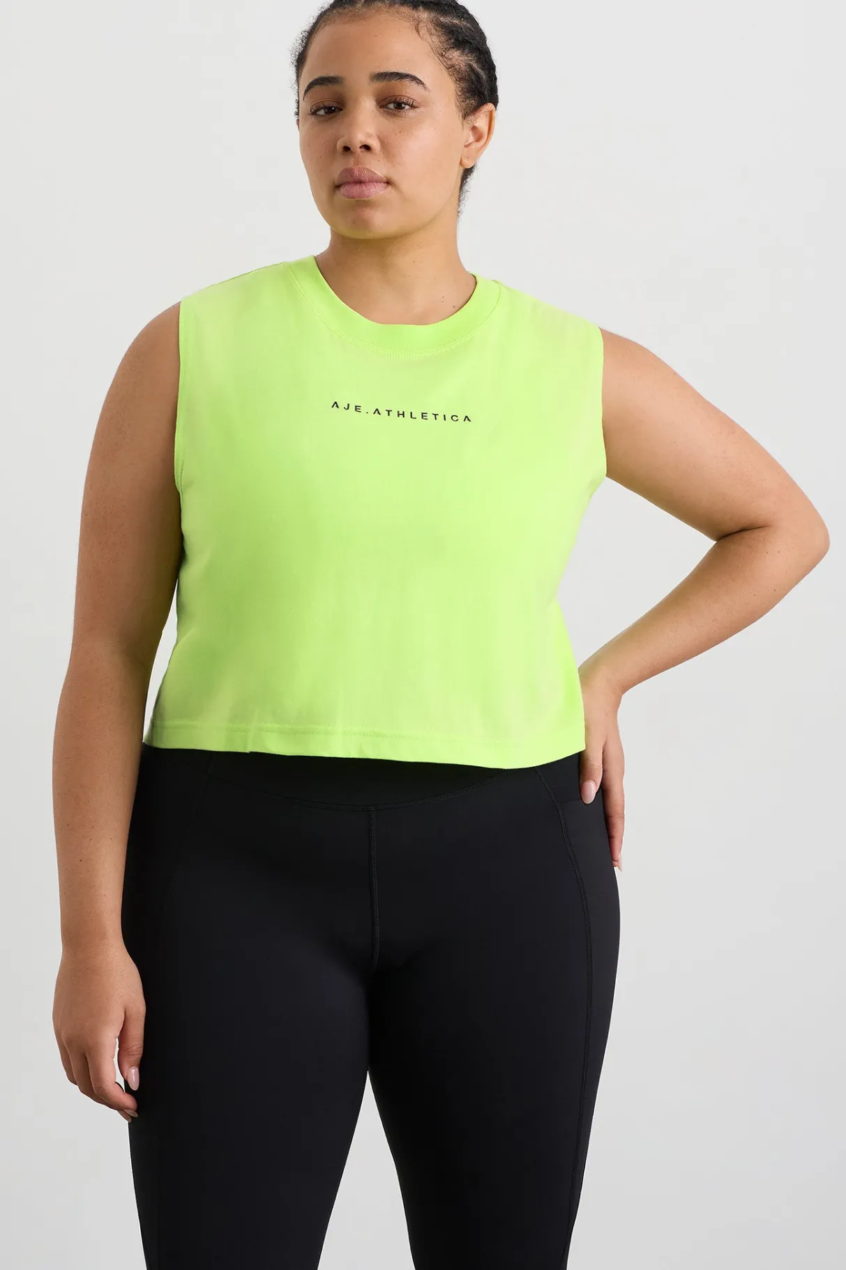 cropped_tank__11-1.webp Hot Aje ATHLETICA Cropped Tank 106 Lime Green