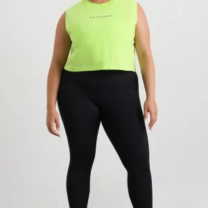 Hot Aje ATHLETICA Cropped Tank 106 Lime Green