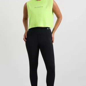 Hot Aje ATHLETICA Cropped Tank 106 Lime Green