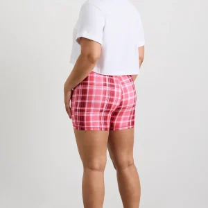 Flash Sale Aje ATHLETICA Cropped Tee 105 White Blurred Pink Check