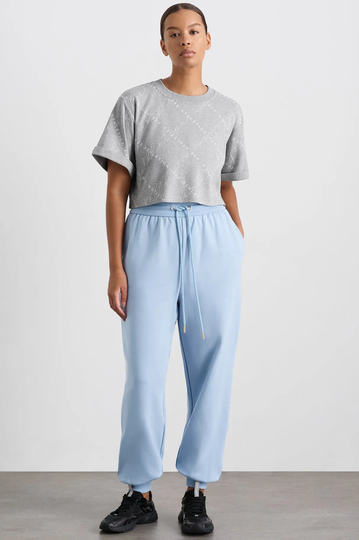 cropped_tee__6-2.webp Discount Aje ATHLETICA Cropped Tee 105 Grey Marle