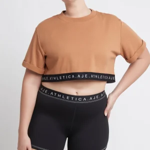 Best Aje ATHLETICA Cropped T-Shirt 006 Dune