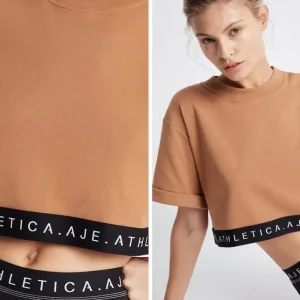 Best Aje ATHLETICA Cropped T-Shirt 006 Dune