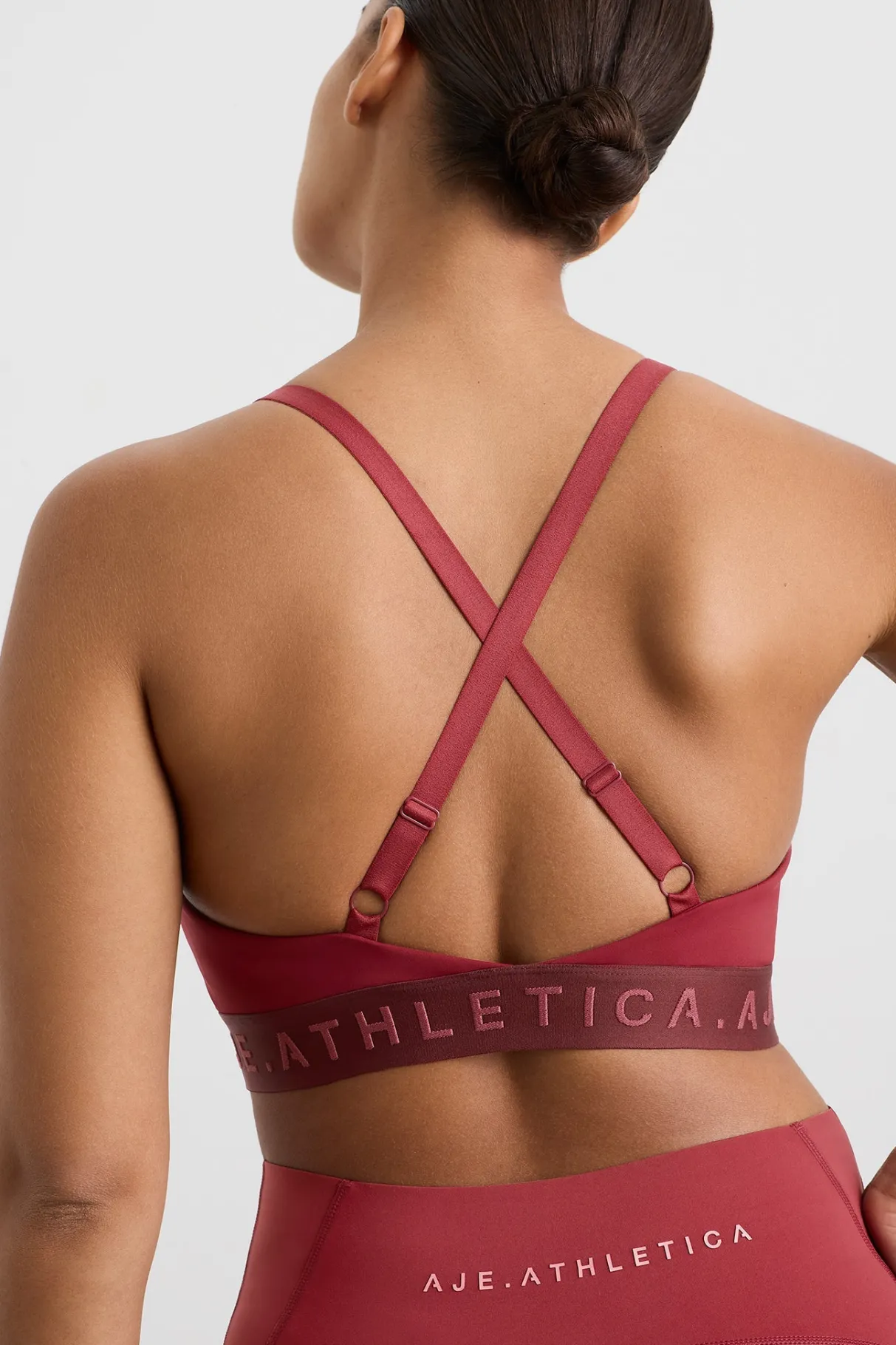 cross_back_bra__9.webp Clearance Aje ATHLETICA Cross Back Bra 359 Plum Red