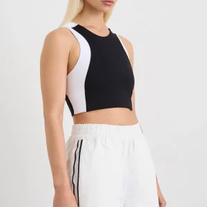 Outlet Aje ATHLETICA Cross Back Crop Top 311 Black