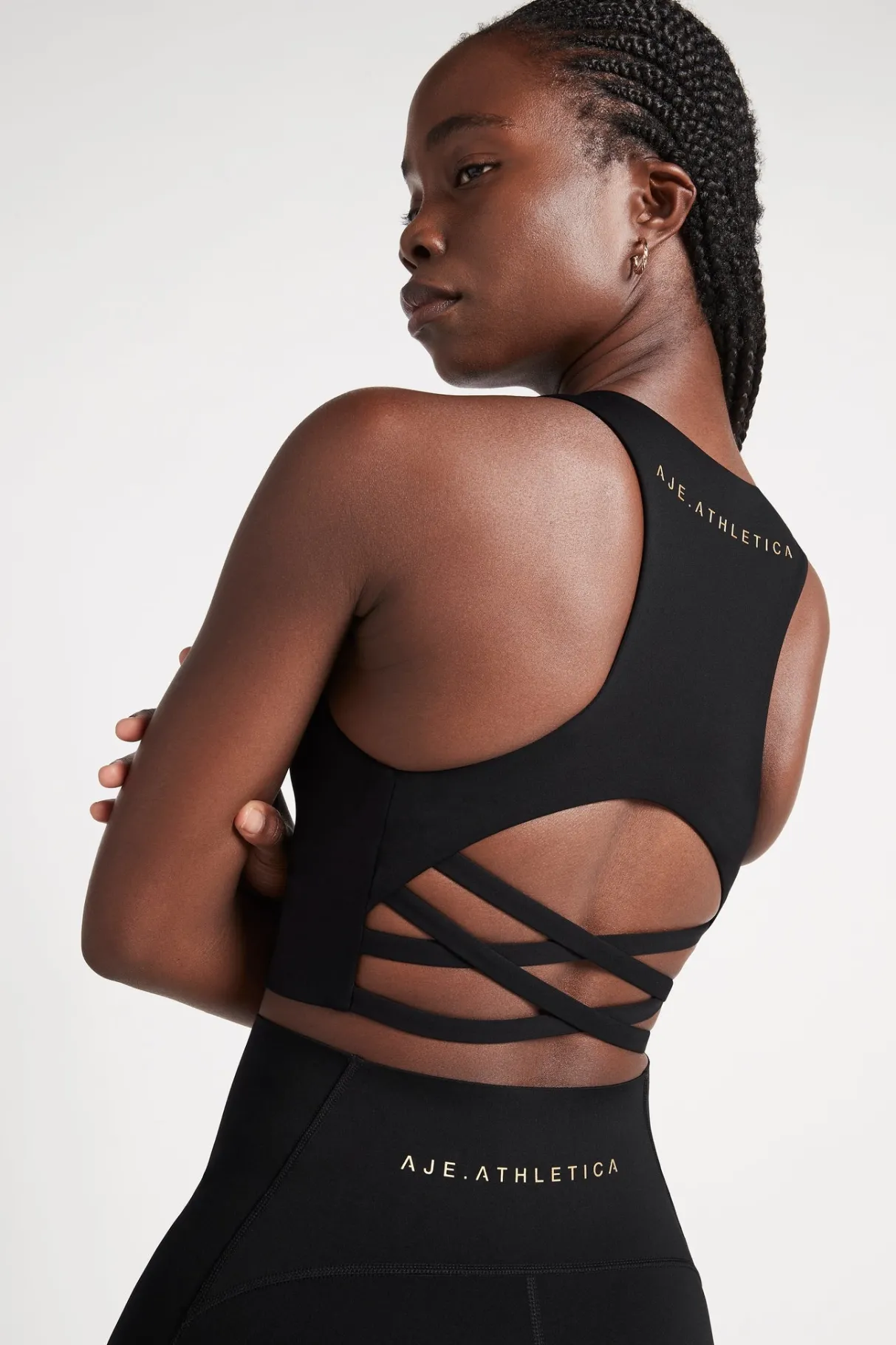 cross_back_crop_top__0-7.webp Hot Aje ATHLETICA Cross Back Crop Top 316 Black