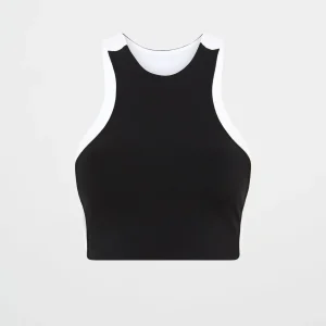 Outlet Aje ATHLETICA Cross Back Crop Top 311 Black