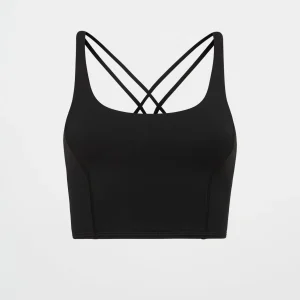 Online Aje ATHLETICA Cross Back Crop Top 301 Black