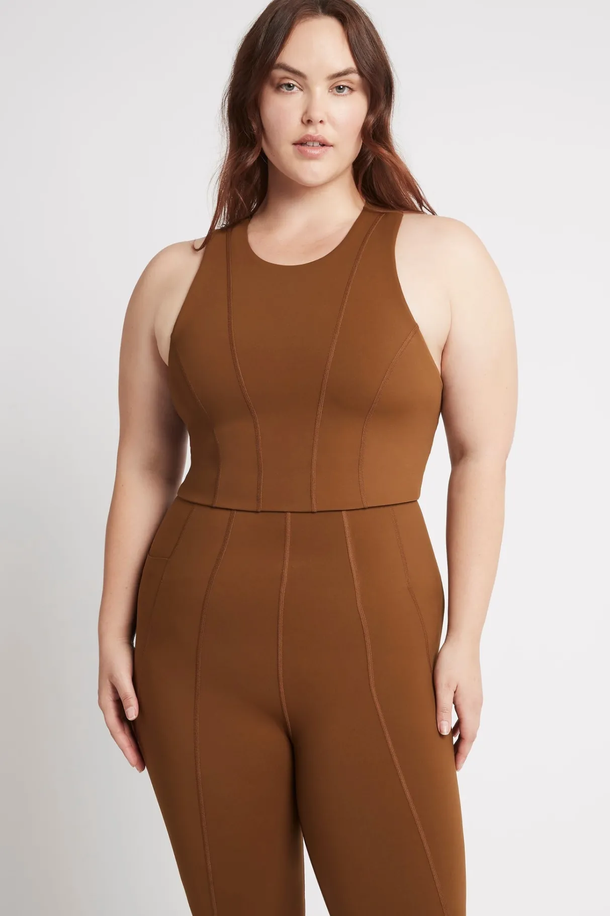 cross_back_crop_top__10-8.webp Shop Aje ATHLETICA Cross Back Crop Top 316 Coffee/Gold