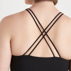 Online Aje ATHLETICA Cross Back Crop Top 301 Black