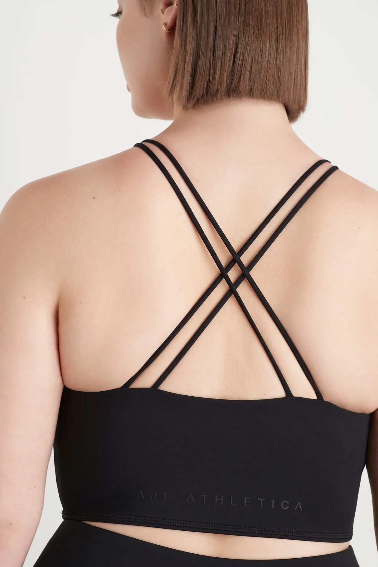 cross_back_crop_top__11.webp Online Aje ATHLETICA Cross Back Crop Top 301 Black