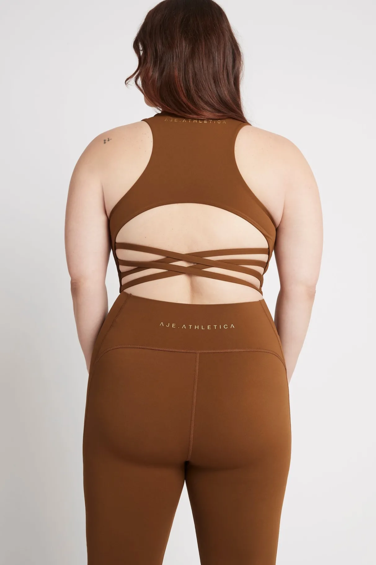 cross_back_crop_top__12-8.webp Shop Aje ATHLETICA Cross Back Crop Top 316 Coffee/Gold
