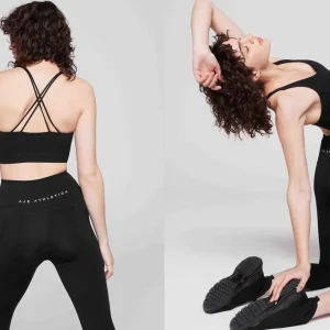 Online Aje ATHLETICA Cross Back Crop Top 301 Black
