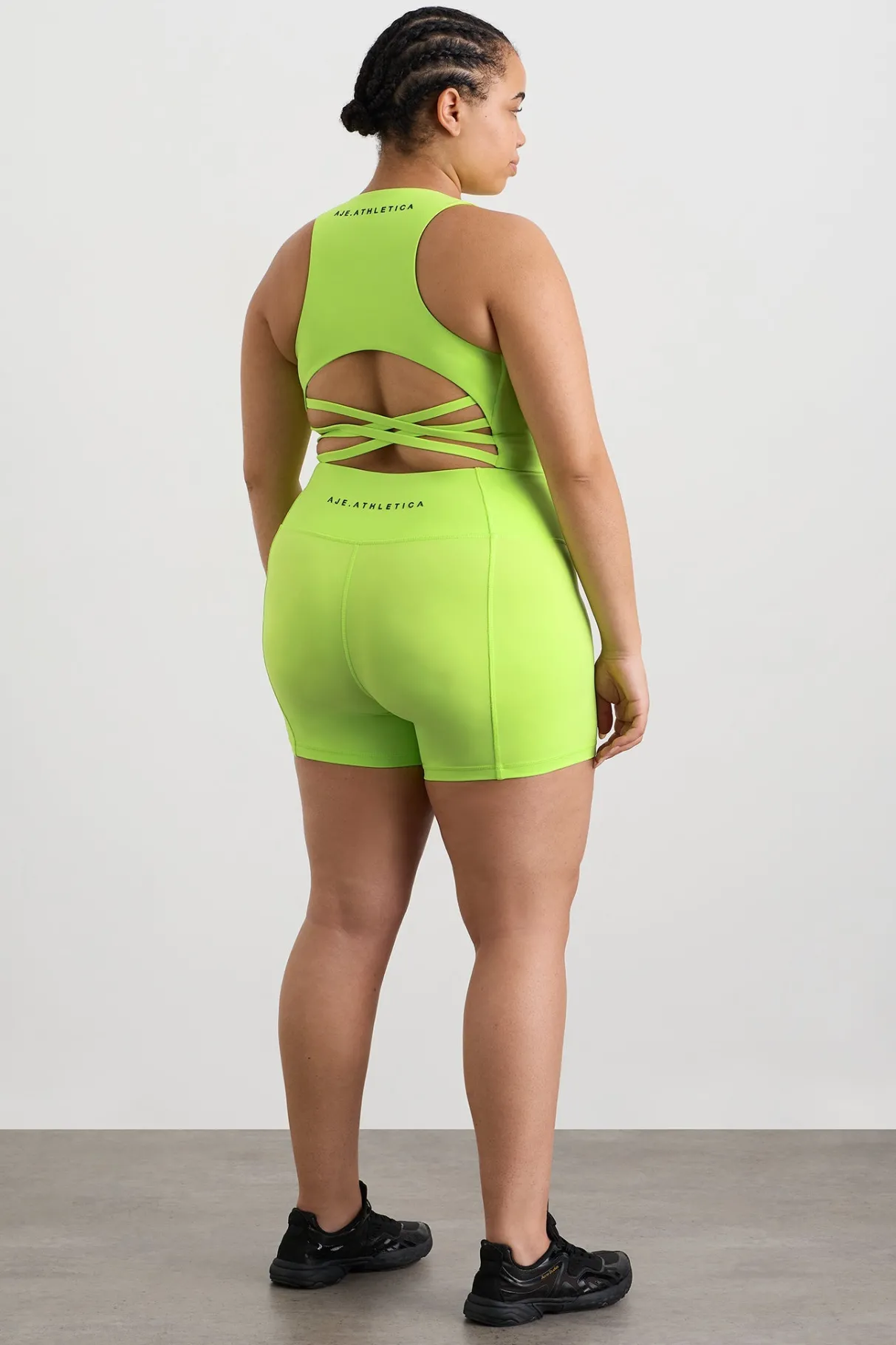 cross_back_crop_top__14-5.webp Flash Sale Aje ATHLETICA Cross Back Crop Top 316 Lime Green