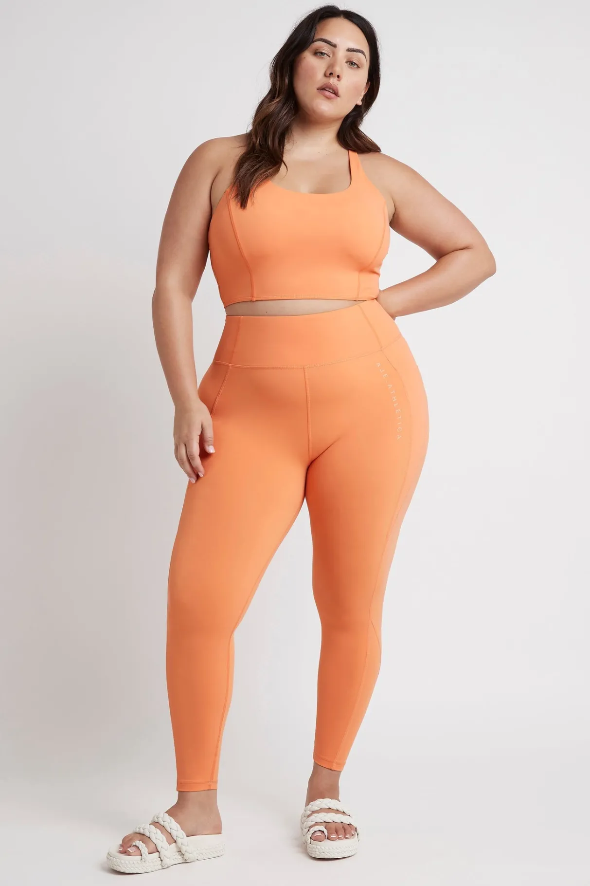 cross_back_crop_top__15-2.webp Best Sale Aje ATHLETICA Cross Back Crop Top 312 Tangerine Orange