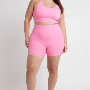 Best Sale Aje ATHLETICA Cross Back Crop Top 312 Dahlia Pink
