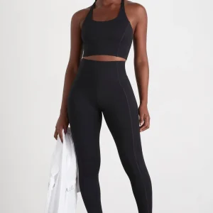 Online Aje ATHLETICA Cross Back Crop Top 301 Black