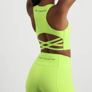 Flash Sale Aje ATHLETICA Cross Back Crop Top 316 Lime Green