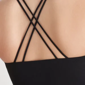 Online Aje ATHLETICA Cross Back Crop Top 301 Black