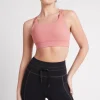 Clearance Aje ATHLETICA Cross Back Sports Bra 323 Rose Pink/Rose Quartz