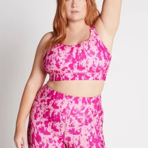 Online Aje ATHLETICA Cross Back Sports Bra 323 Painterly Pink