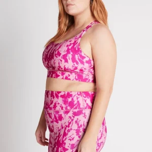 Online Aje ATHLETICA Cross Back Sports Bra 323 Painterly Pink