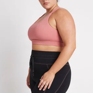 Clearance Aje ATHLETICA Cross Back Sports Bra 323 Rose Pink/Rose Quartz