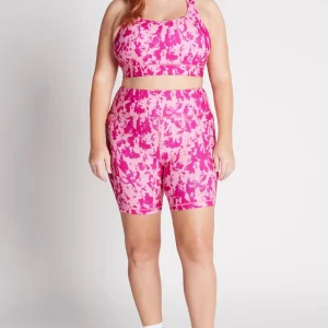 Online Aje ATHLETICA Cross Back Sports Bra 323 Painterly Pink