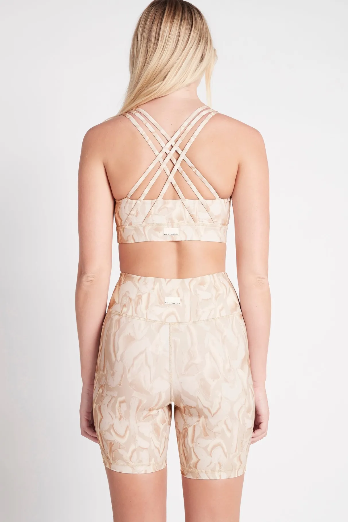 cross_back_sports_bra__4-3.webp Clearance Aje ATHLETICA Cross Back Sports Bra 323 Light Ivory Marble