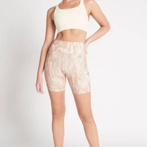 Online Aje ATHLETICA Cross Back Sports Bra 323 Light Ivory/Gold