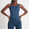 Discount Aje ATHLETICA Cross Back Tank 123 Midnight Blue