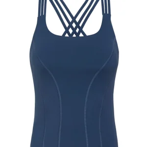 Discount Aje ATHLETICA Cross Back Tank 123 Midnight Blue
