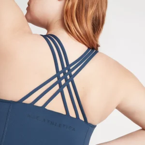 Discount Aje ATHLETICA Cross Back Tank 123 Midnight Blue