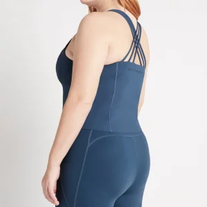 Discount Aje ATHLETICA Cross Back Tank 123 Midnight Blue