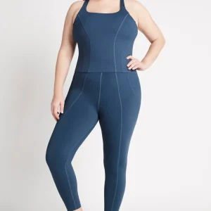 Discount Aje ATHLETICA Cross Back Tank 123 Midnight Blue