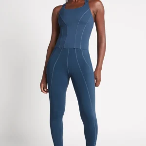 Discount Aje ATHLETICA Cross Back Tank 123 Midnight Blue