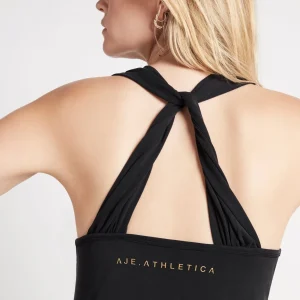 New Aje ATHLETICA Cross Back Tank 118 Black
