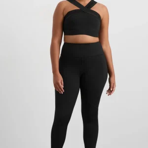 Outlet Aje ATHLETICA Cross Neck Sports Crop 384 Black