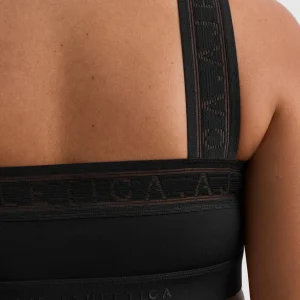 Outlet Aje ATHLETICA Cross Neck Sports Crop 384 Black