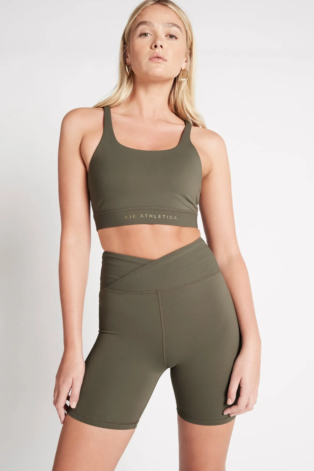 crossover_mid_length_bike_short__0.webp Flash Sale Aje ATHLETICA Crossover Mid Length Bike Short 614 Forest Green