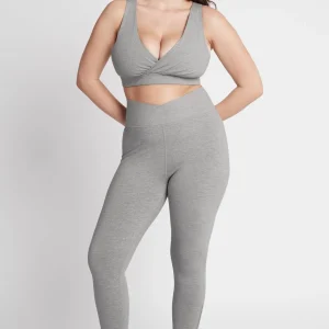 Cheap Aje ATHLETICA Crossover Sports Bra 317 Grey Marle