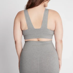 Cheap Aje ATHLETICA Crossover Sports Bra 317 Grey Marle