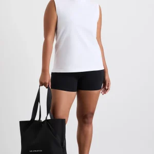 Online Aje ATHLETICA Cursive Logo Longline Tank 101 White Ultra Violet